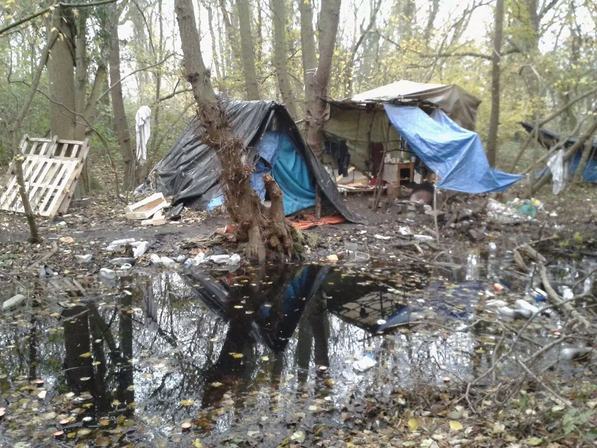 Dunkerque, photo prise par la Plateforme des Soutiens aux Migrants, mai 2024
